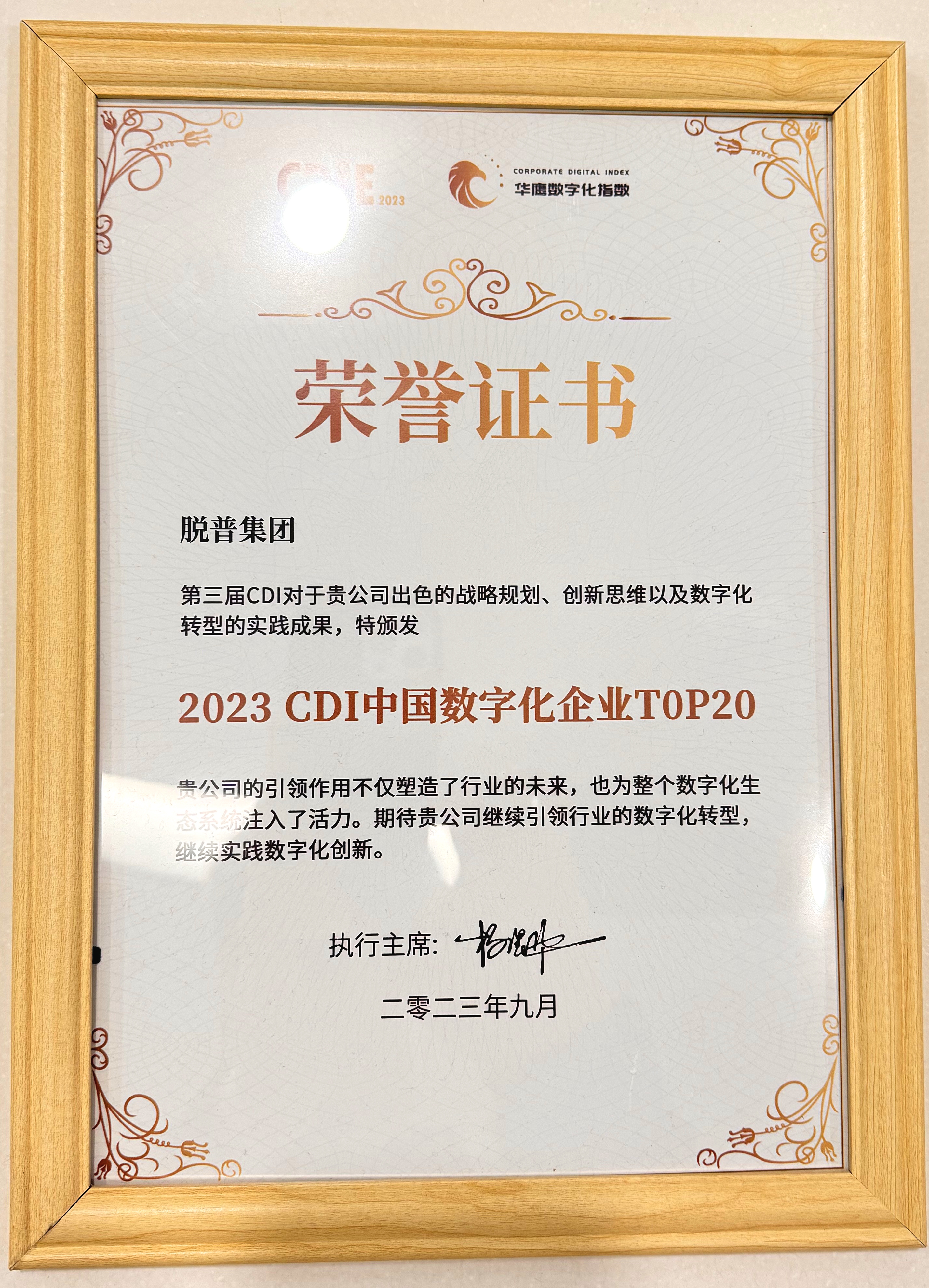 数字化企业TOP20